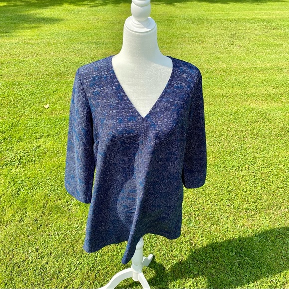 Gap Blue Dotted Shift Dress with Pockets, Sz Sm - Picture 5 of 10